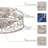 18-Inch White Vintage Caged Ceiling Fan Light, Quiet Operation, Remote Control, Industrial Style For Living Room, Bedroom, And Kitchen