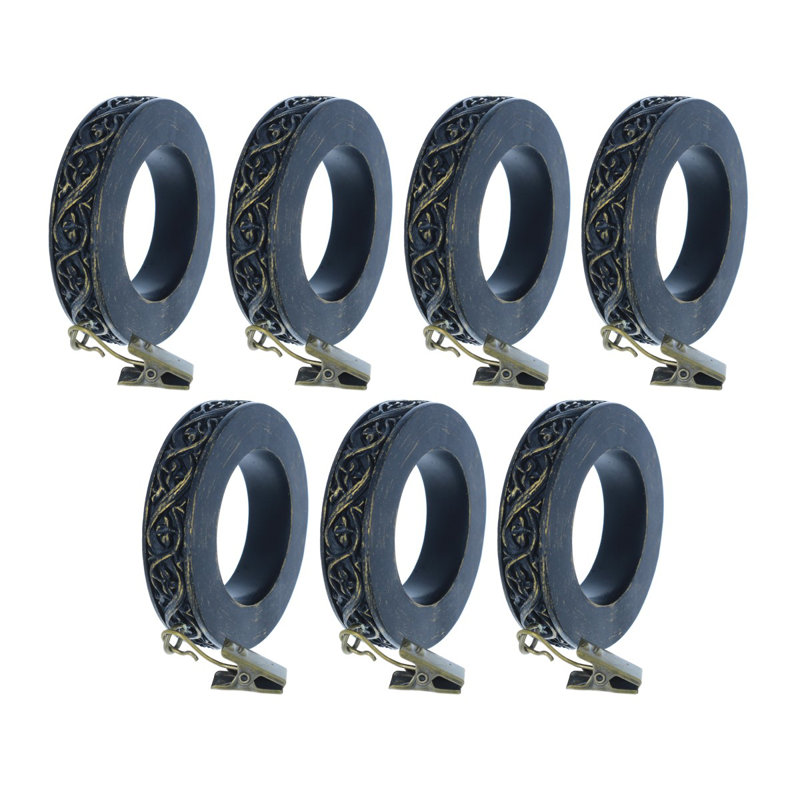 Nathaly Curtain Rings, Burnt Gold