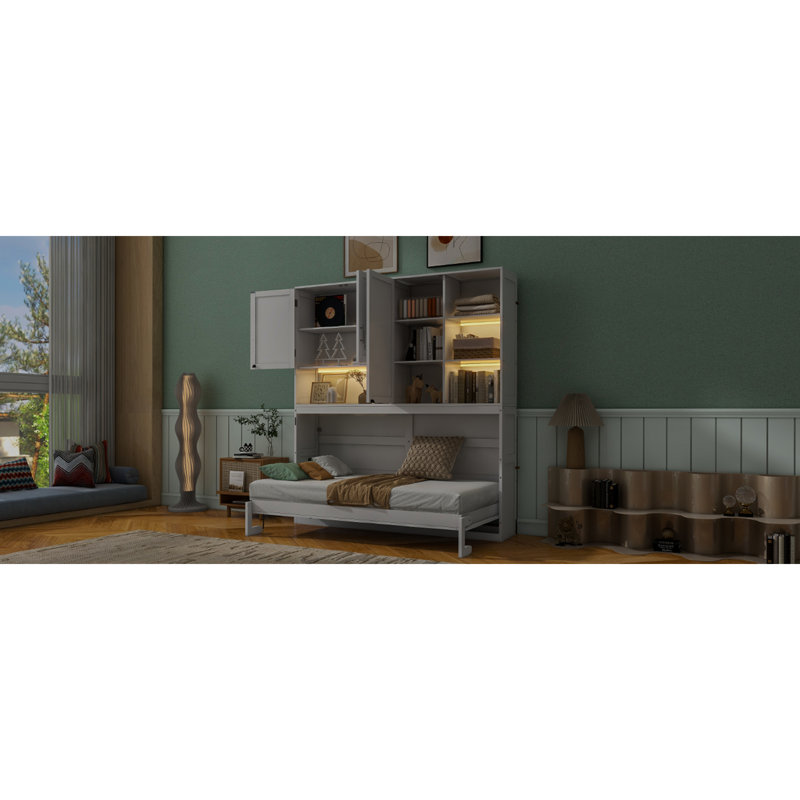 Lits simples peu encombrants avec rangement, conception moderne en MDF pour la maison