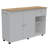 Kitchen Island Cart Indiana, Kitchen, White / Light Oak