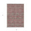 Tapis extérieur lavable rayé beige 3 pi x 5 pi