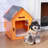 Wooden Movable Dog House-2064375088