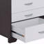 Table d'appoint blanche et noire