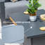 Table basse d'extérieur en aluminium