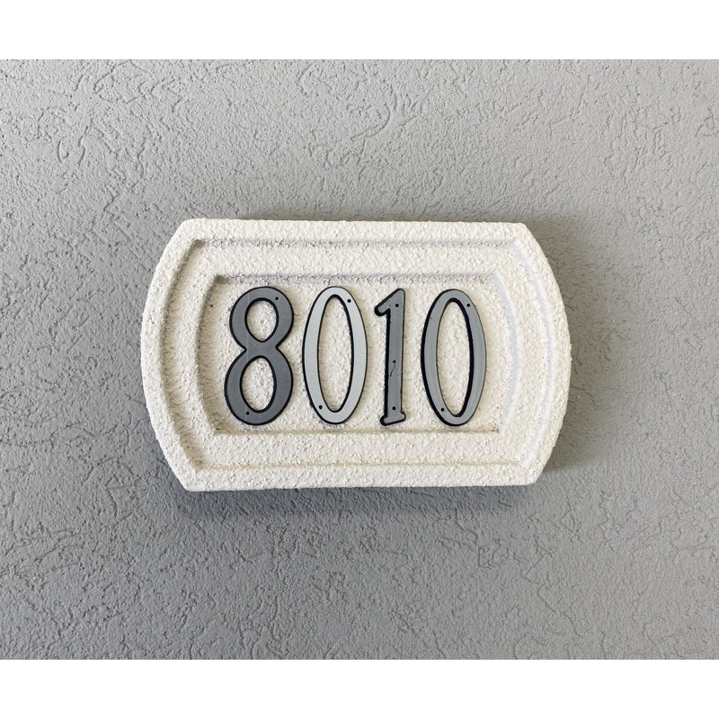 Recessed Address Plaque Small