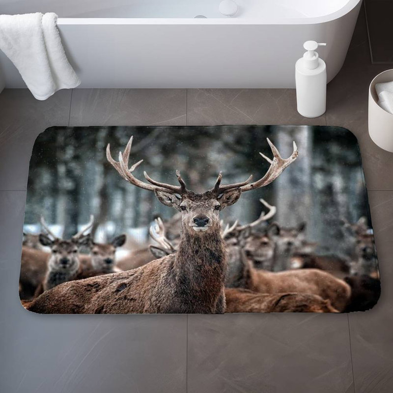 Criddle Microfiber Non-Slip Bath Mat