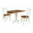 Dulciana 3 Piece Drop Leaf Dining Set