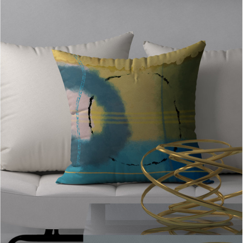 Housse de coussin décoratif carrée excitante, 20 po x 20 po
