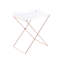 Table-plateau en acrylique et cuivre transparent Cercie