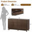 Commode 6 tiroirs, l 60 po-2056607907