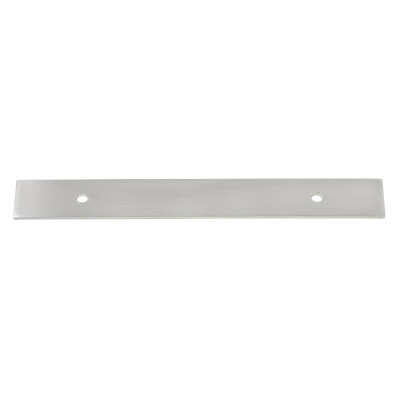 GlideRite Hardware 8-1 / 2 po Plaque arrière carrée 5-1 / 16 po Centre à centre, 8342-128, Nickel satiné