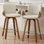 Tabouret de bar pivotant à hauteur de comptoir Modern