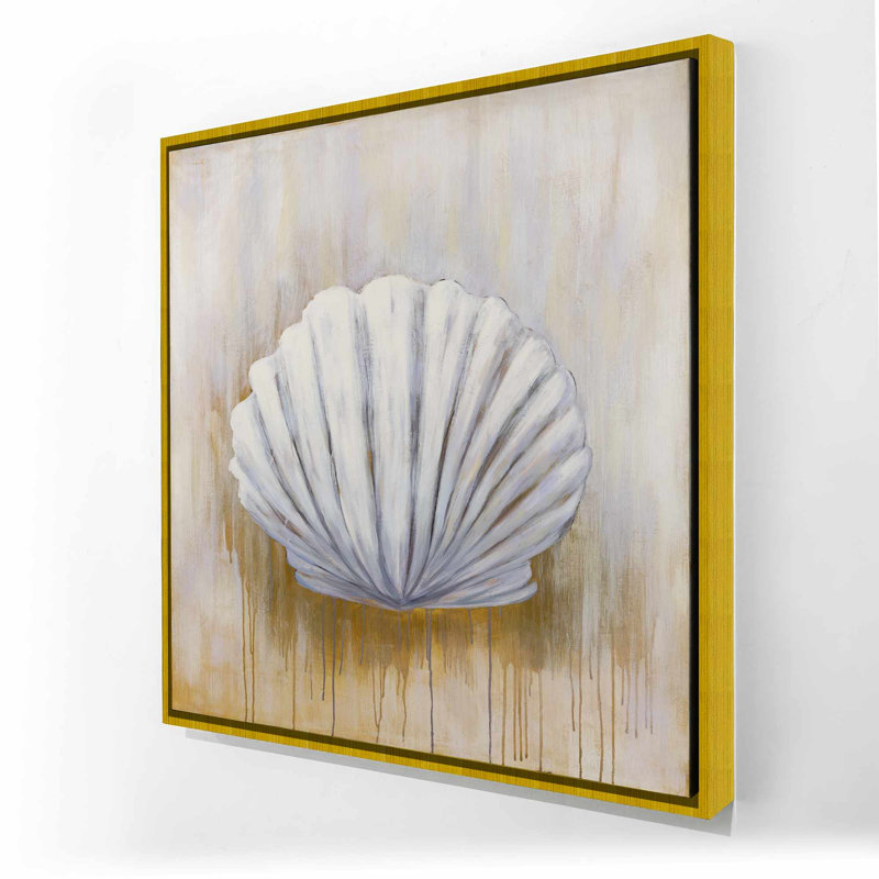 Feston Shell - Beach Living, H 37,25 po x l 37,25 po, Beige, Doré