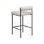 Amaya Upholstered Counter Stool with Metal Frame-95982234
