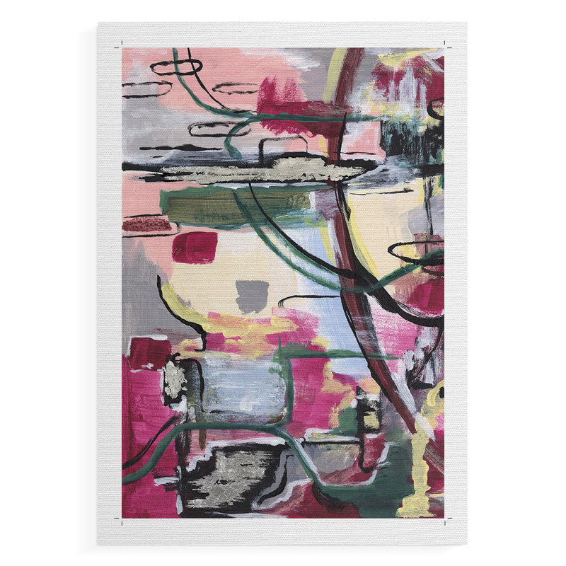 Plusieurs longueurs d'ondes I - Impression sur toile seulement - NON-CADRE, H 36 po x l 24 po