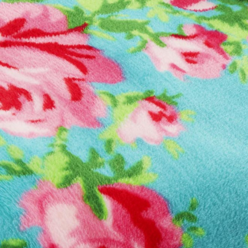 Couvertures en molleton doux Betsey Johnson, Jeté, Bouquet jour aqua
