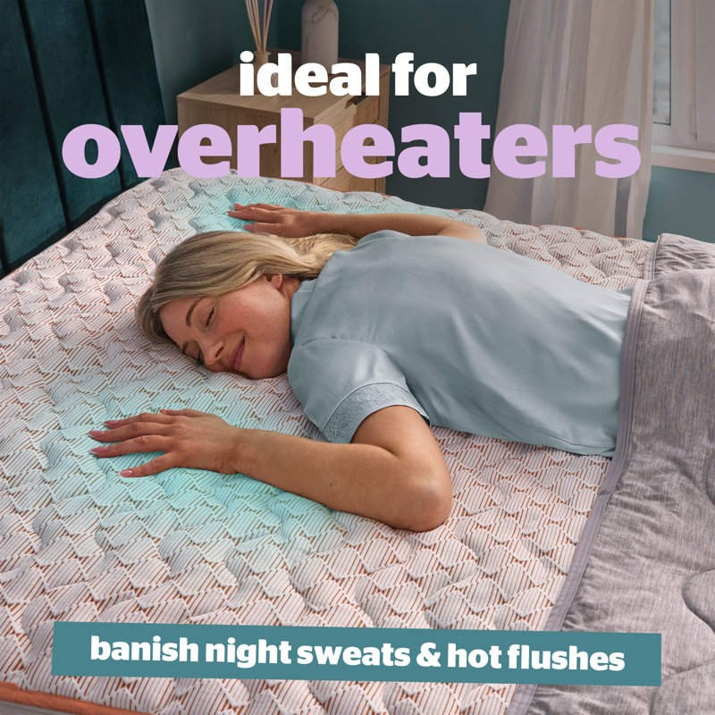 Silentnight Restore Cooling Copper Extra Full Mattress Protector, Double