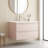 Integrated Ceramic Sink Wall-Mounted Bathroom Vanity-1873488942