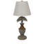 Metal Table Lamp With Linen Shade