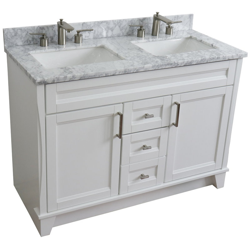 Ensemble de meuble-lavabo double 49 po Abdja
