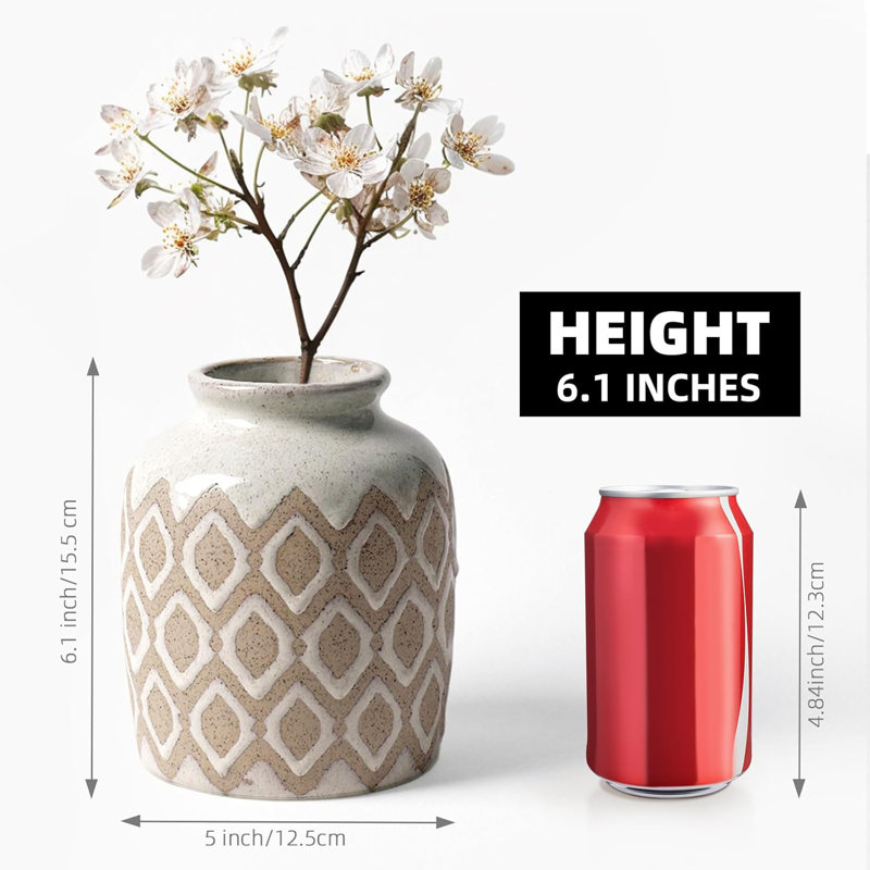 Bohemian Style Ceramic Vase