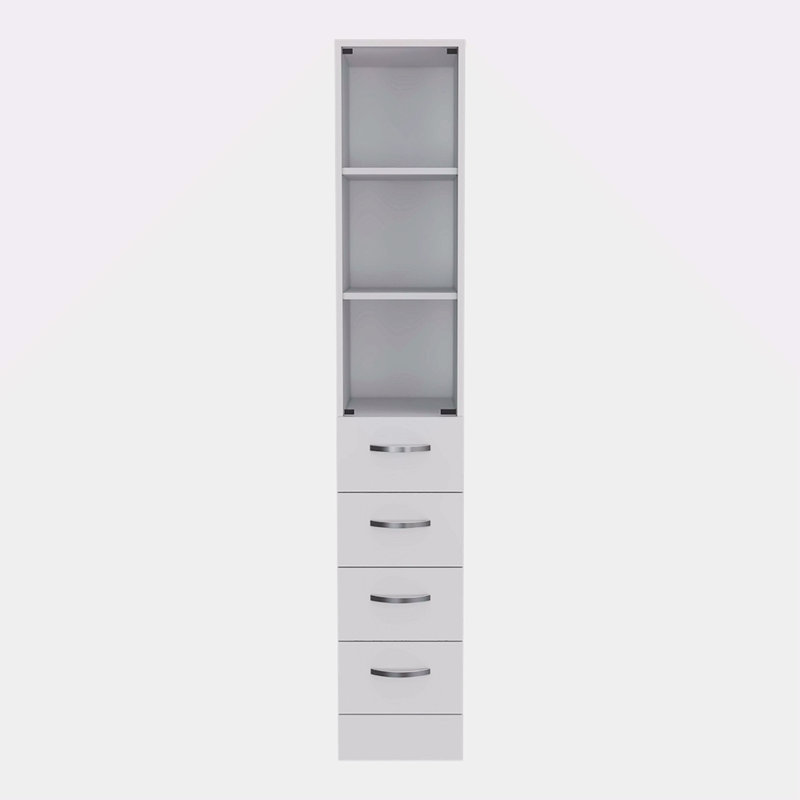 Armoire à linge 3 tiroirs 3 tablettes