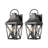 Outdoor Wall Lights, Porch Lights, Waterproof Outdoor Wall Sconce, Exterior Light Fixture Matte Black with Clear Glass Shade for Garage Patio Front Door Balcony (2 pack)-129222514