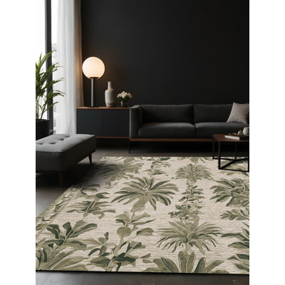 Tapis brun soyeux et moelleux
