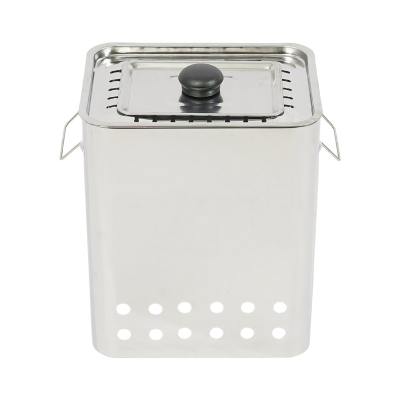 Barbecue portatif en acier inoxydable