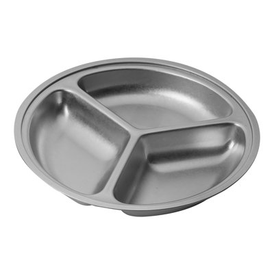 ORIGINAL VINTAGE Stainless Steel Divided Serving Dish