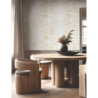 Leaf Column Wallpaper