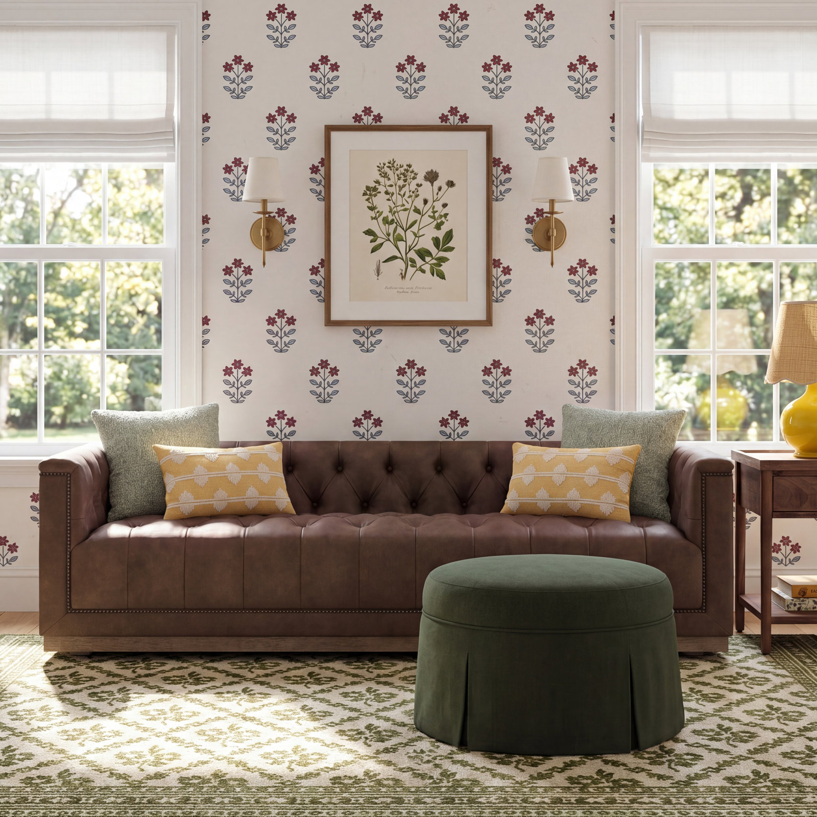 Byer 95'' Genuine Leather Sofa