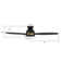 Smart Flush Mount Ceiling Fan with Light, Remote Control, DC Motor