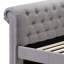 Lit de jour en tissu avec couchette (simple)