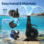 Pompe à eau électrique submersible 62W 1100GPH