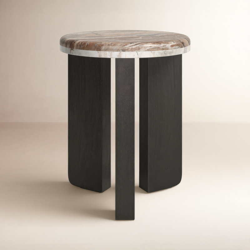 Minsk End Table, Black