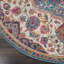 Tapis oriental ivoire / rose / bleu Verda-8859598