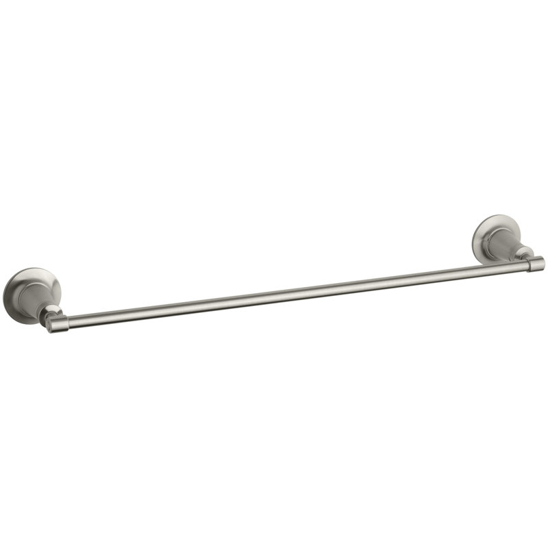Barre à serviettes murale Archer, Nickel brossé éclatant, 24"