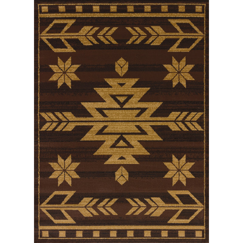 Tapis brun Sayre, Tapis de couloir : 1 pi 11 po x 7 pi 2 po