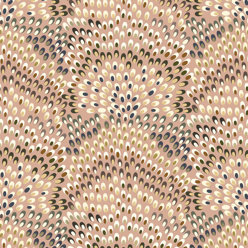 Jandaya Wallpaper, Peach Blossom, Peel & Stick, Self-adhesive