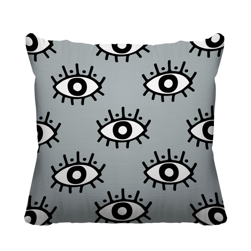 Coussin Ankara, L 19 po x H 19 po, Turquoise
