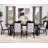 100-inch Extension Leaf Dining Table Black