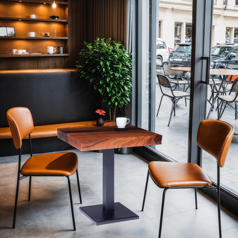Café Dining Table, Metal Leg