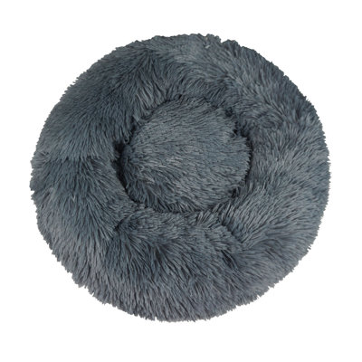 Lesley Round Orthopedic Memory Foam Fleece Pet Bed