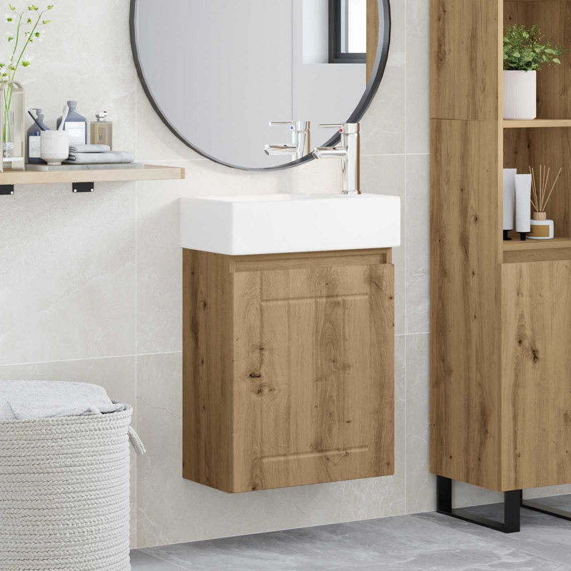 455 mm Bathroom Vanity, Artisan Oak
