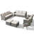 Arlene 7-Piece Outdoor Wicker Patio Conversation Set With Swivel Chairs, Ottomans And Side Table-1285488685