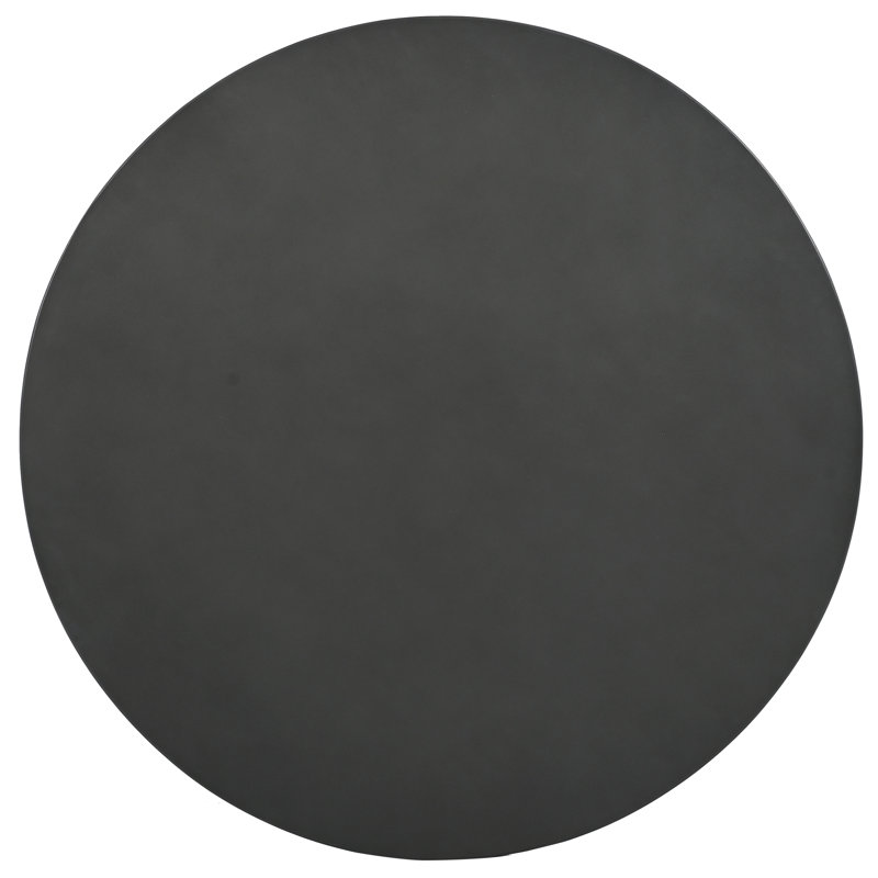 Saxon Outdoor Round Dining Table, Gray