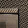 Tapis intérieur / extérieur à motif géométrique rouille / gris clair Dirks Decara