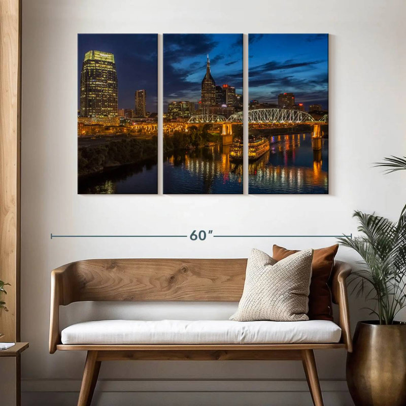 Rorry Nashville Night, 32" H x 50" W