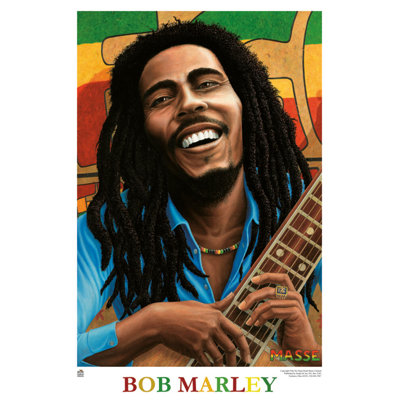 Affiche 24 po x 36 po Bob Marley Officiellement sous licence - impression décorative - papier à affiche - prête à encadrer